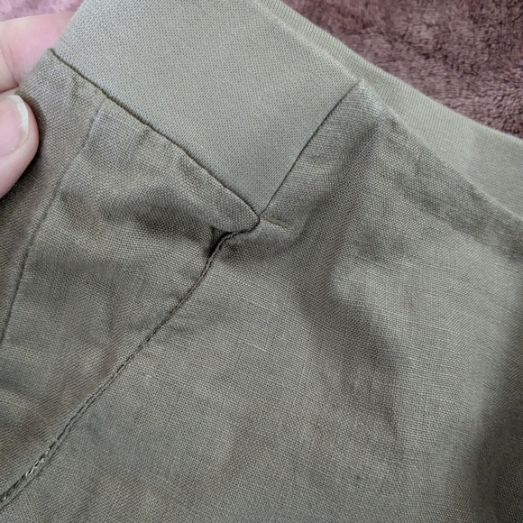 J Jill Tan Linen Pants - Picture 5 of 8